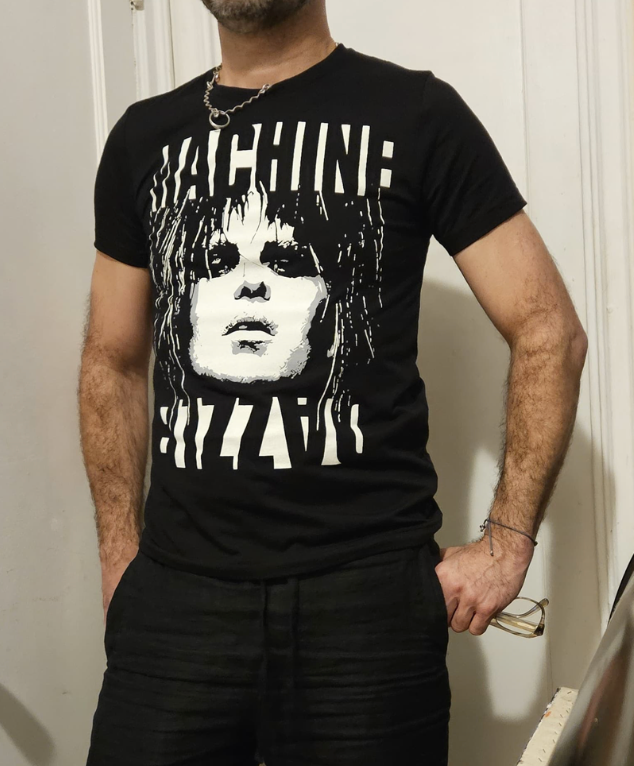 T-Shirt Machine Dazzle B&W (Large Size)
